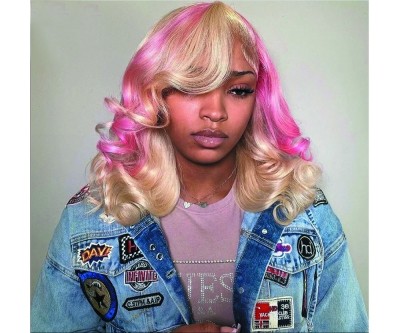 Highlight Pink with 613 Blonde Wig