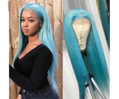 Lake Blue 13x4 Lace Front Wig