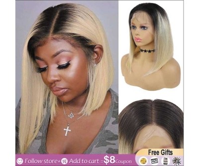 T1B-613 Ombre Blonde 13x4 Lace Front Wig